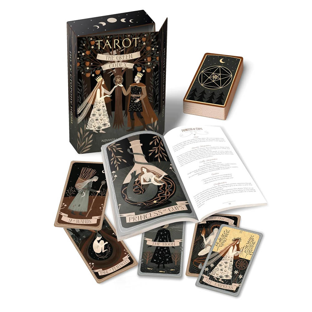 Green Codex Tarot Kit | Explore nature’s wisdom through symbolic tarot | Packshot