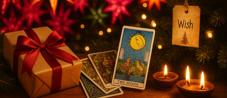 Een zachte selectie van tarot- en orakelsets die uitnodigen tot reflectie, rust en betekenisvolle momenten. Cadeaus die iets zeggen over de ontvanger en helpen om het jaar bewust af te sluiten.