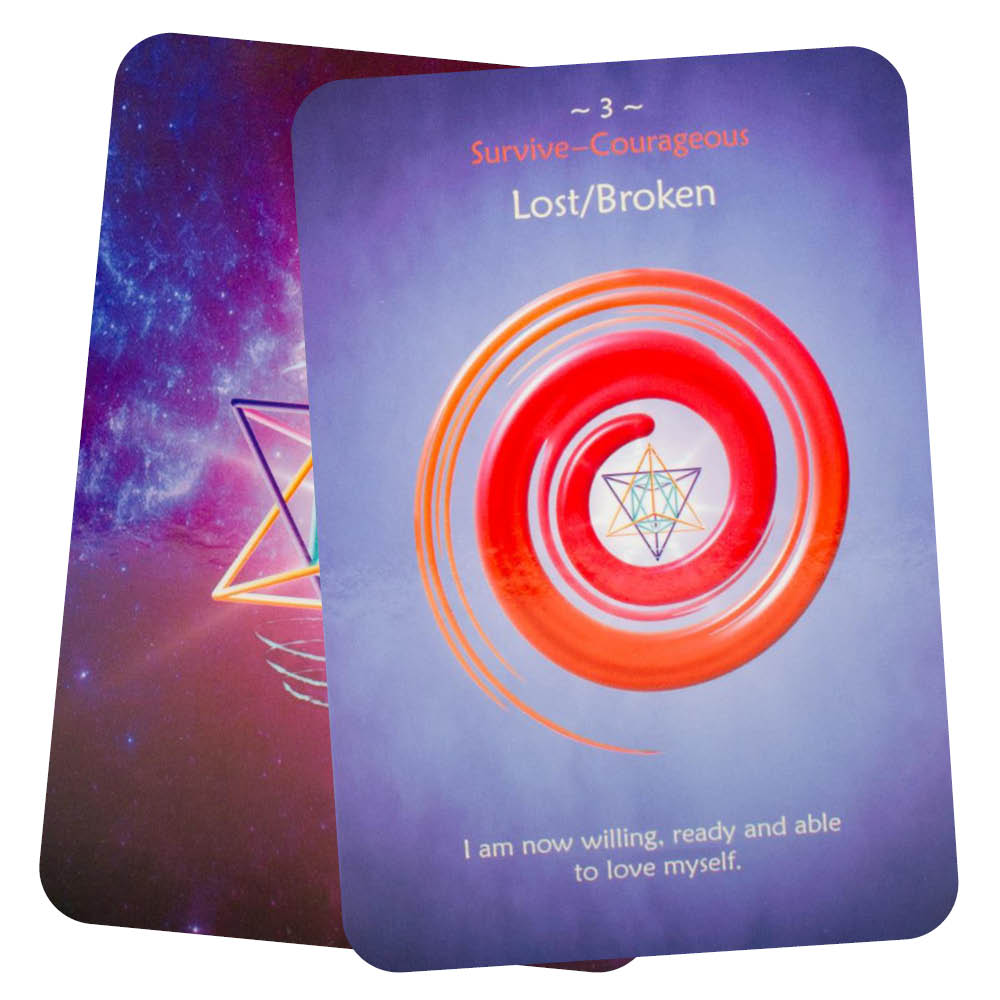 From Survive to Thrive Empowerment Cards - Lost broken