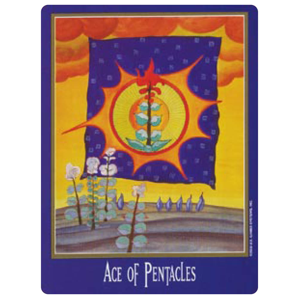 New Centuries tarot - ace of pentacles