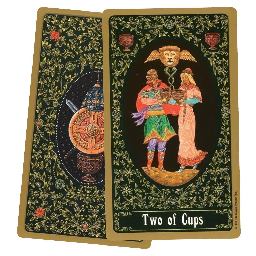Russian Tarot of St. Petersburg Deck - two of cups