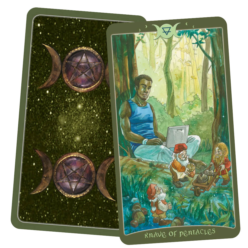 The Book of Shadows Tarot - Volume 2 as Below - knave of pentacles