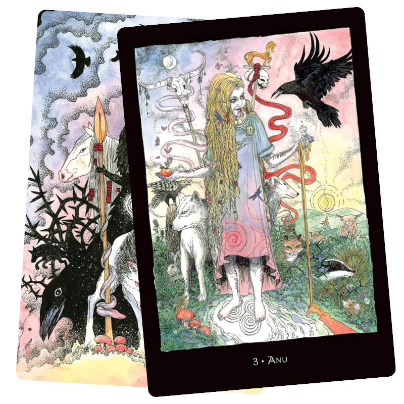 Call of the Morrigan Oracle- A 45-Card Deck - Asu