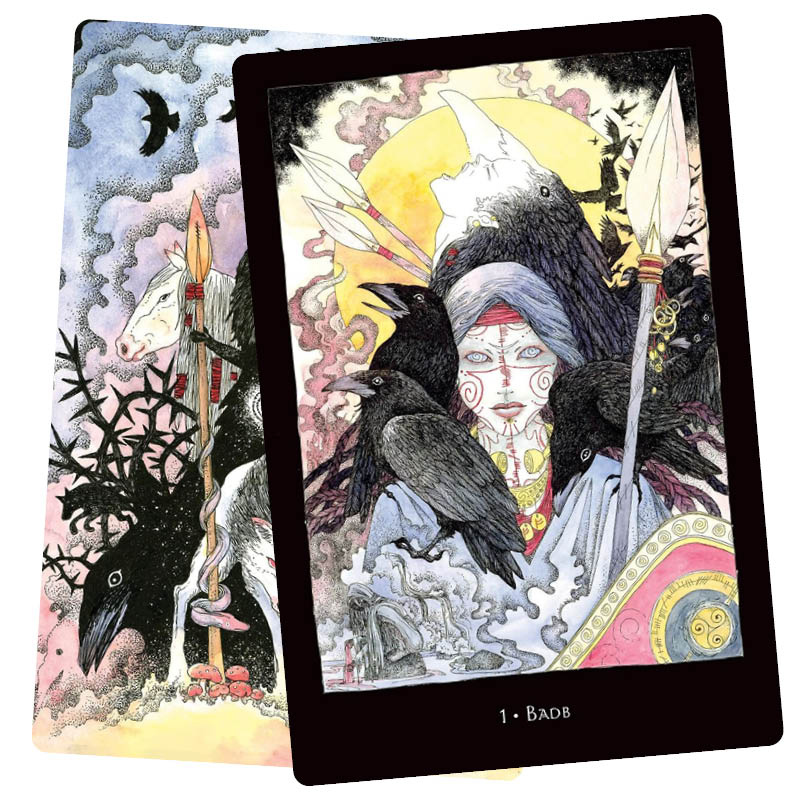 Call of the Morrigan Oracle- A 45-Card Deck - Bade