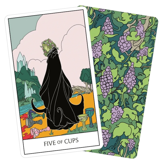 Florana Tarot - Five of cups