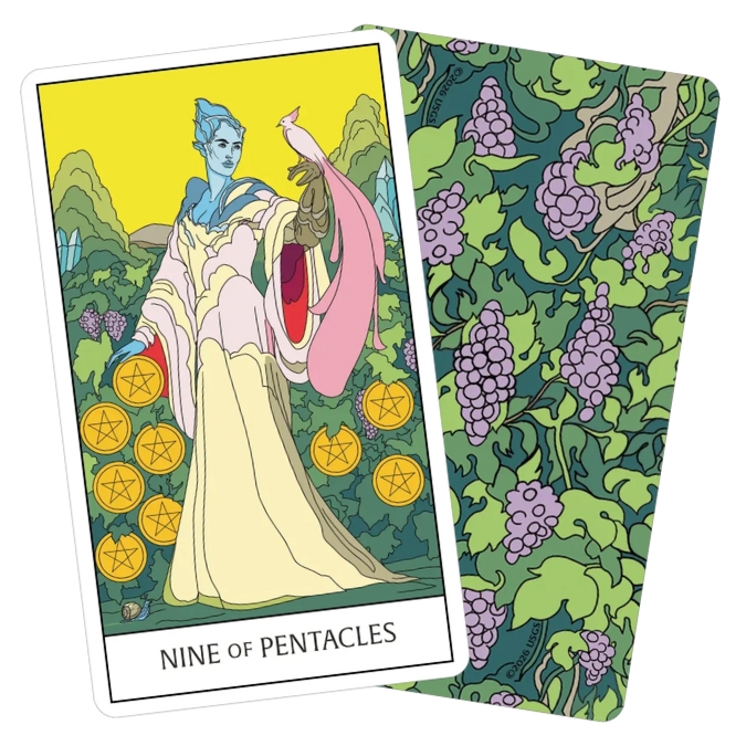 Florana Tarot - Nine of Pentacles