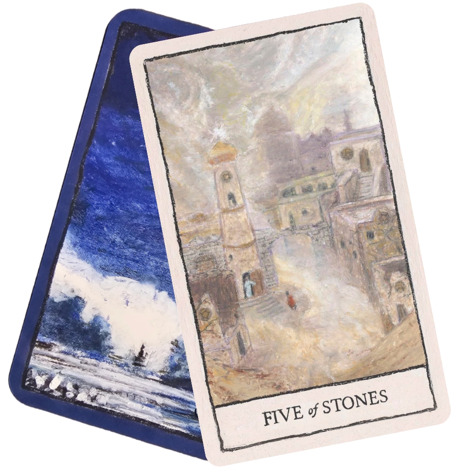 Mindscapes Tarot - Five of Stones