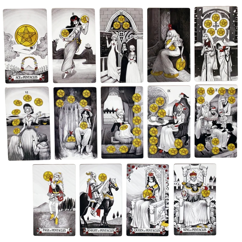 Secret Mirror Tarot - coins