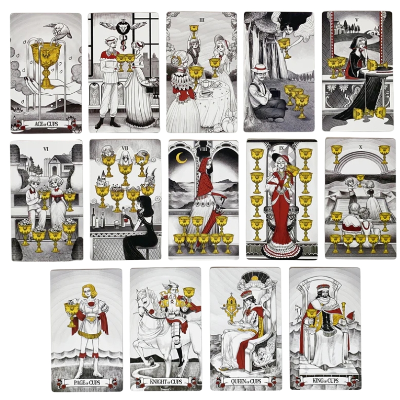 Secret Mirror Tarot - cups