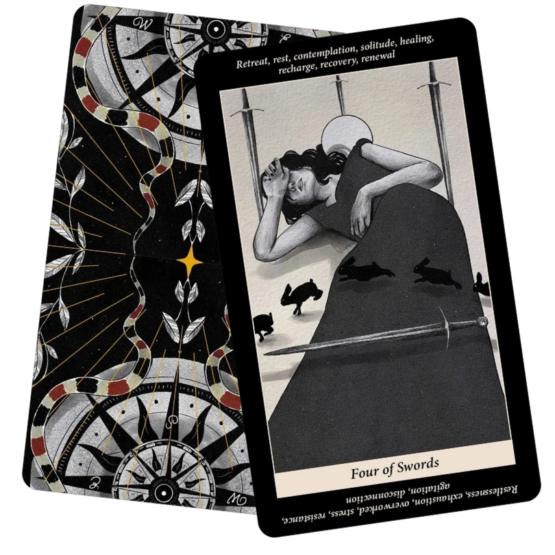 Soul Reflections Tarot - Four of Swords