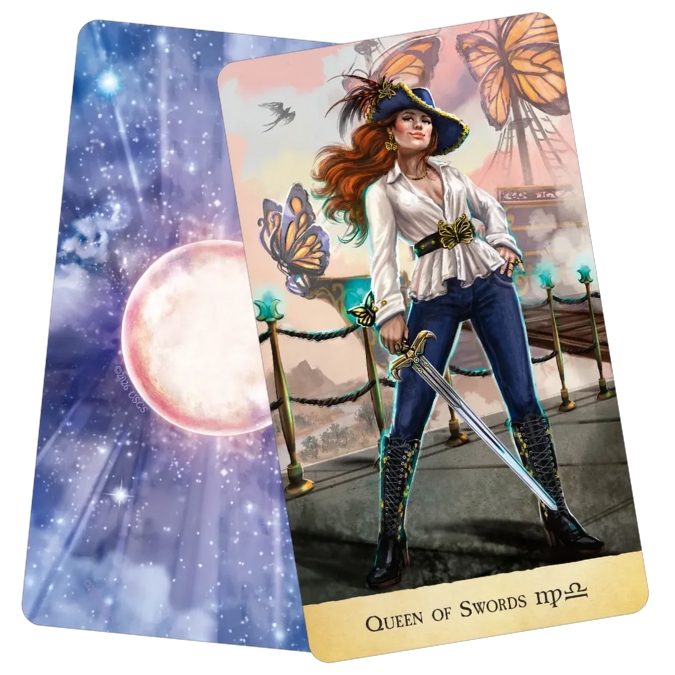 Stardust Wanderer Tarot - Queen of Swords