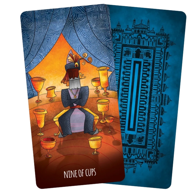 Tarot Of The Alchemist - Nine of Cups