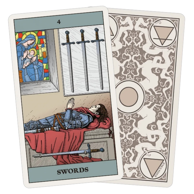 Tarot Vitae - 4 of swords