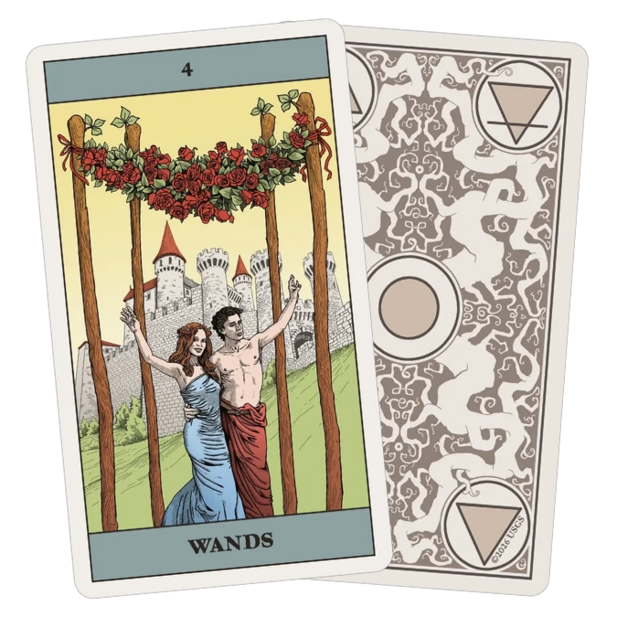 Tarot Vitae - 4 of wands