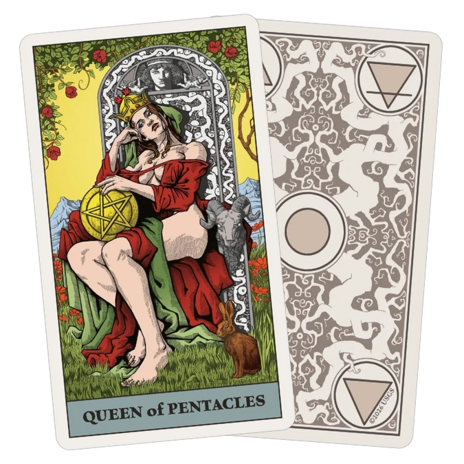 Tarot Vitae - Queen of Pentacles