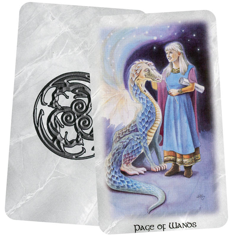 The Celtic Dragon Tarot - Page of Wands