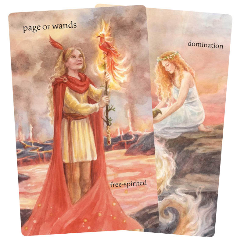 The Mythical Creatures Tarot - Page of Wands - Free-spirited