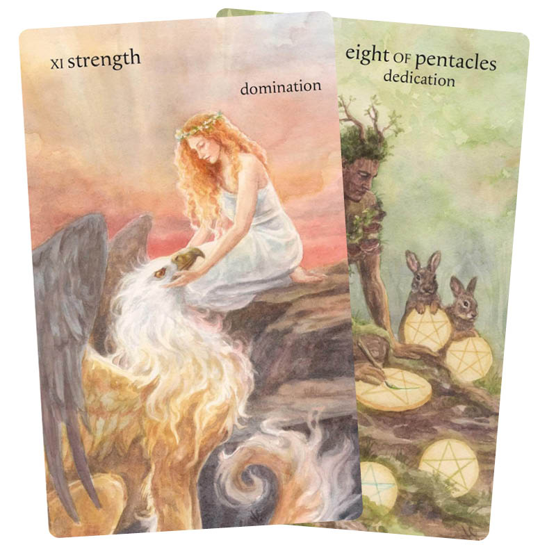 The Mythical Creatures Tarot - Strength - domination