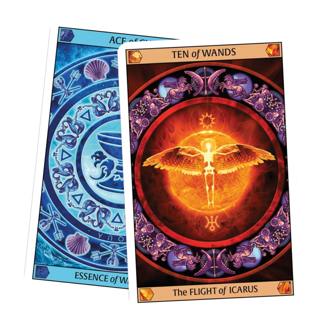 The Sealed Path Tarot - The flight of icarus