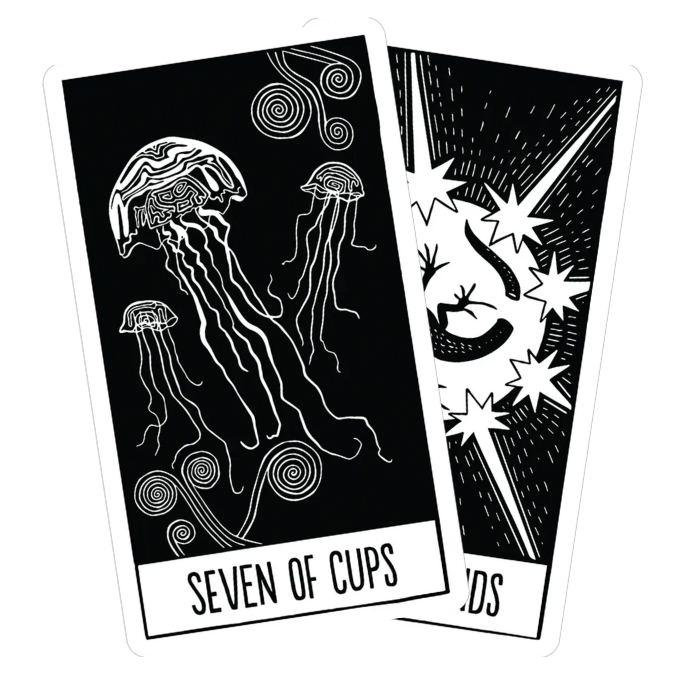 The Star String Tarot - Seven of cups