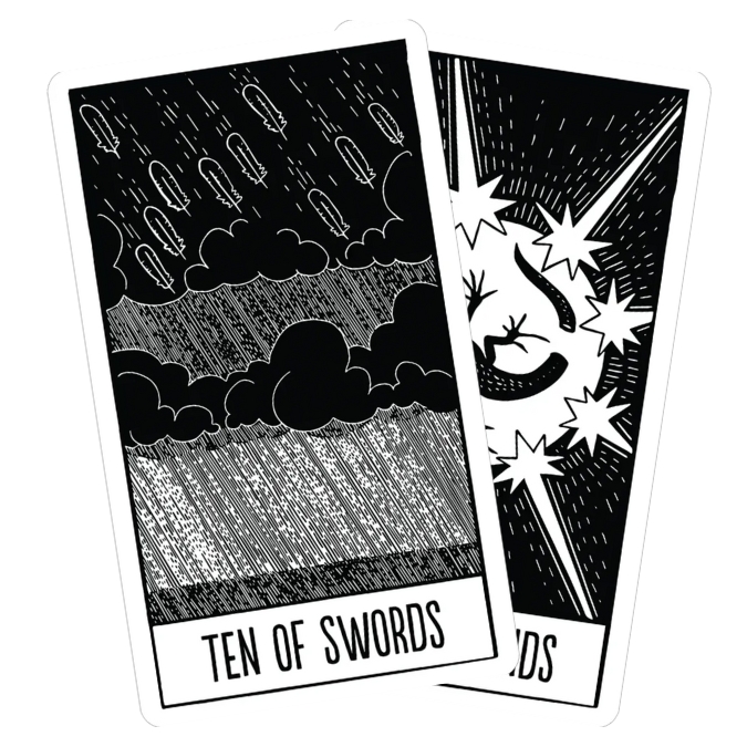 The Star String Tarot - ten of swords