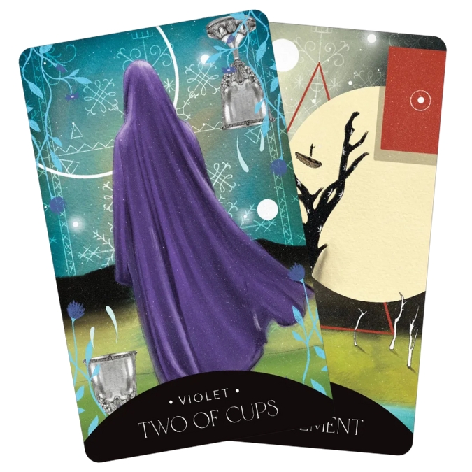 The Symbolic Tarot - Two of cups