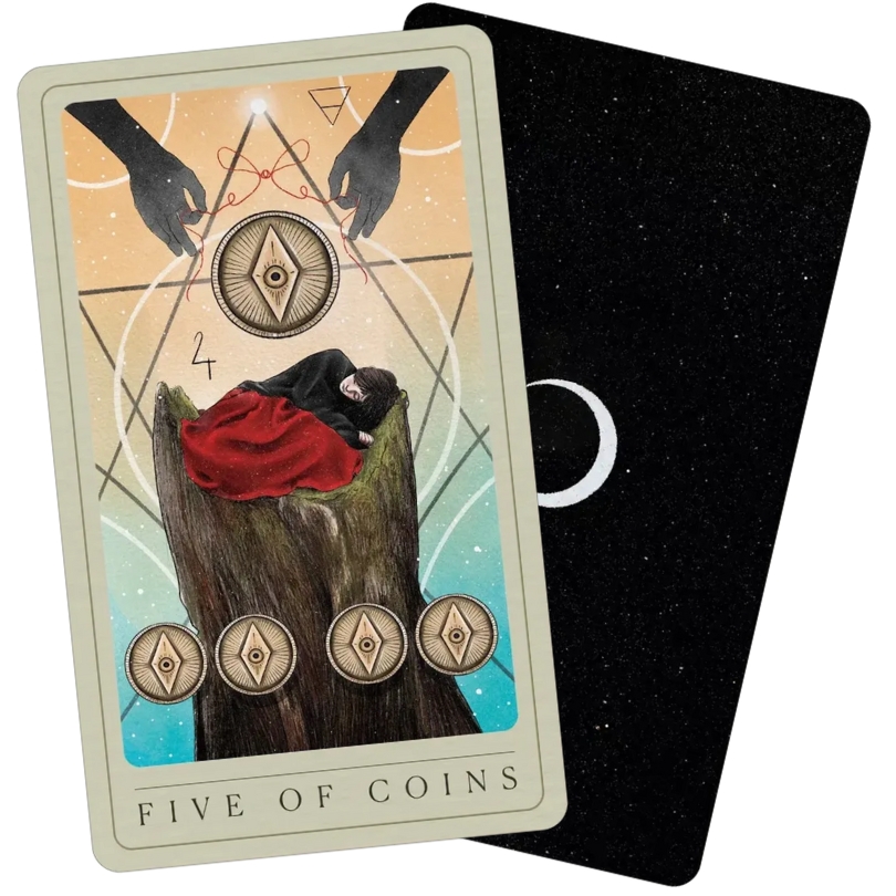The Tarot of Secrets - Five of Coins