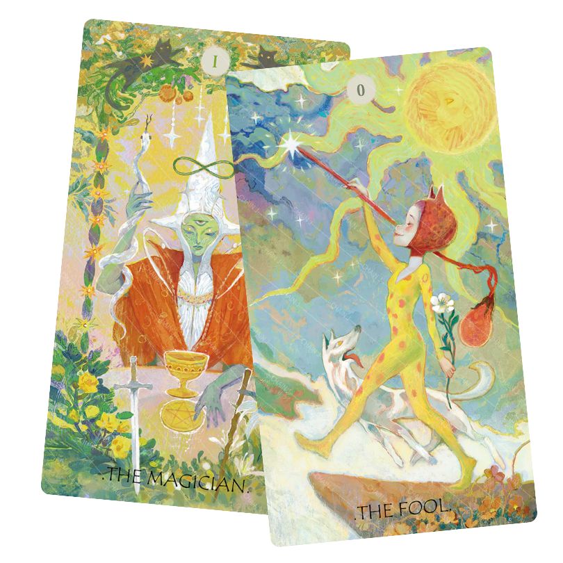 The Whisper of Stars and Garden Tarot - The Fool