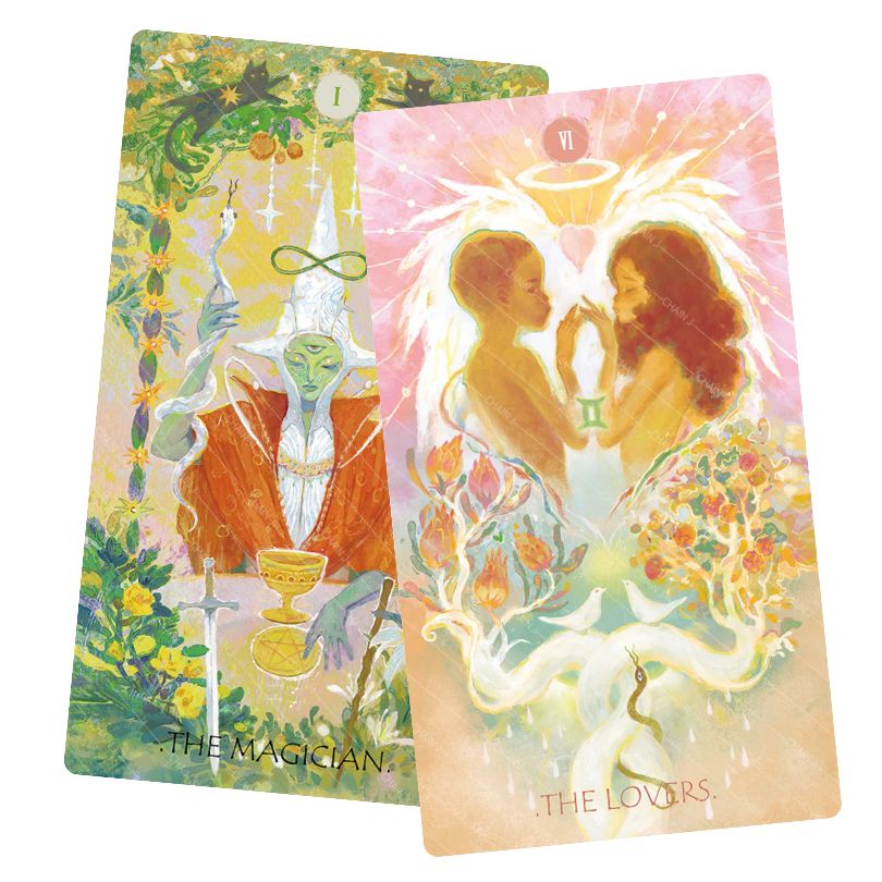 The Whisper of Stars and Garden Tarot - The Lovers