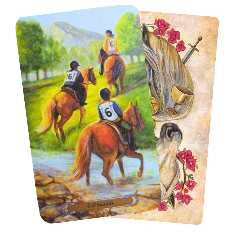 Unbridled Spirit Tarot - 6 of swords