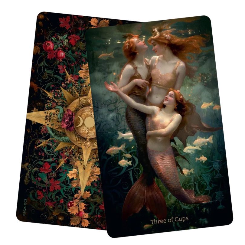 W.I.T.C.H. Tarot - Angi Sullins - Three of Cups