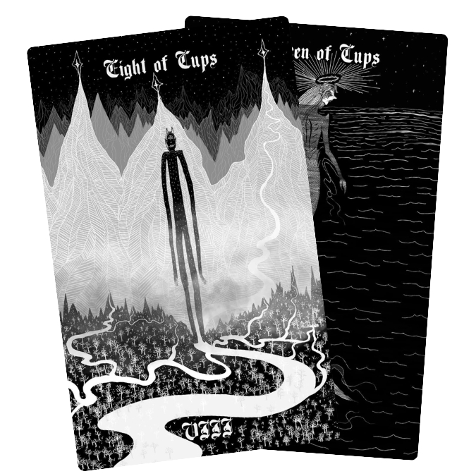 Neptune Power Tarot - Eight of Cups