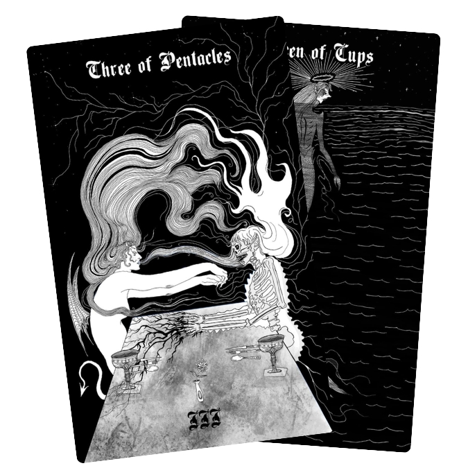 Neptune Power Tarot - Three of Pentacles