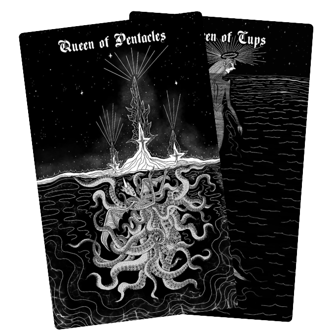 Neptune Power Tarot - Queen of Pentacles
