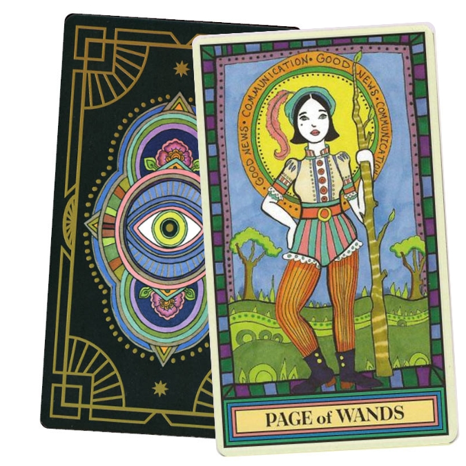 The Wandering Star Tarot - Page of Wands