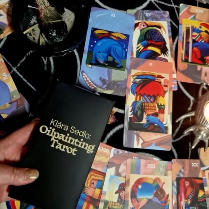 Oilpainting tarot - Klára Sedlo