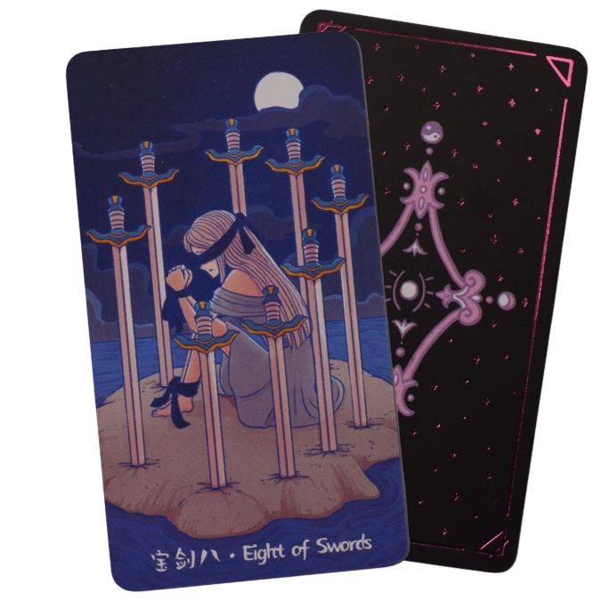 The Land of Stories Tarot - Eight of Swords