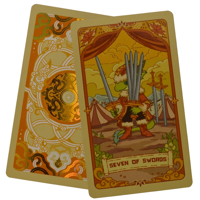 The Loong’s Dream Tarot - Seven of Swords