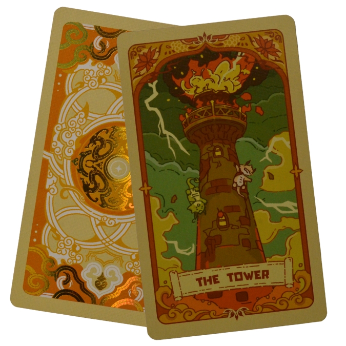 The Loong’s Dream Tarot - The Tower