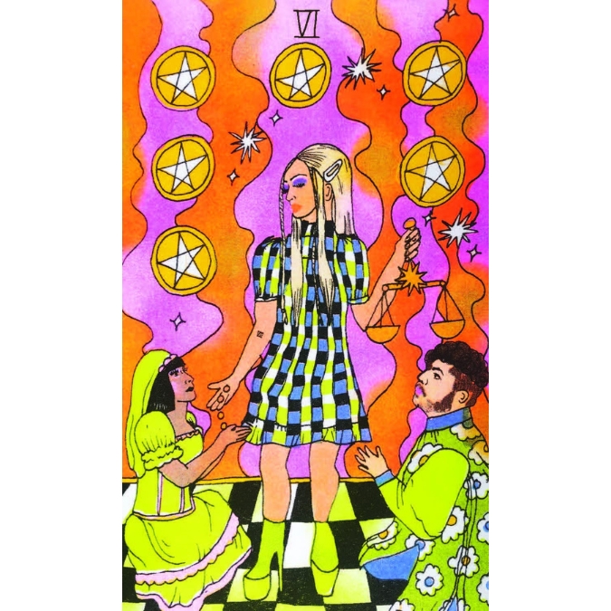 Queer Tarot - Pentacles 6